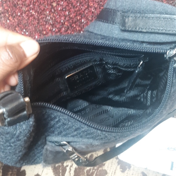 RARE!❤PRADA PERSIAN LAMB FUR/WOOL BAG - Picture 7 of 7